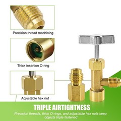 R134a Can Tap Self-Sealing & Puncture Vehicle Refrigerant Dispenser Valve