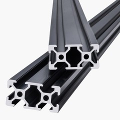 Uimoso 5PCS 39.4 in 2040 Aluminum Extrusion T-Slot Linear Rail, Anodized Finish
