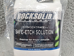 RockSolid Floors Concentrate Safe-Etch Solution 32 Fl Oz for 250 SQ. Ft Cleaner