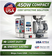 110V Servo Motor Industrial Sewing Machine Silent Energy Saving 450W-750W