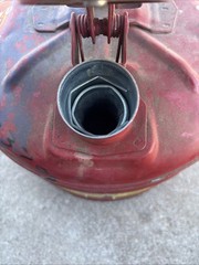 Justrite 2.5 Gallon Red Steel Type I Safety Can Made In USA