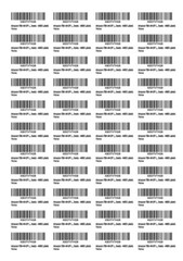 Amazon FBA 44-UP Labels White 48.5 x 25.4 mm on A4 – 100 Sheets – 4400 Labels