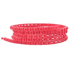 10FT Power Twist Red V Belt,1/2-Inch x 10 Feet Type A , Adjustable Link Belt