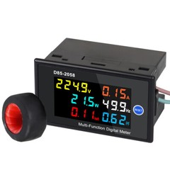 Digital LCD Voltage Current Energy Power Panel Meter AC 40-300V 100A Voltmeter