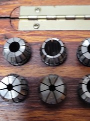 Southwick & Meister MPC 16SF collet set, USED.
