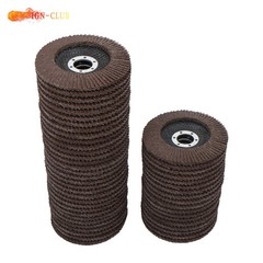 50Pcs Premium Zirconia Flap Disc Sanding Grinding 4-1/2″ X 7/8″ 40 Grit Grey