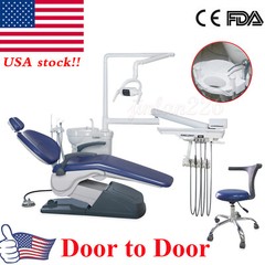 Dental Chair Unit Computer Controlled DC Motor + Doctor Stool TJ2688-A1 /Turbine
