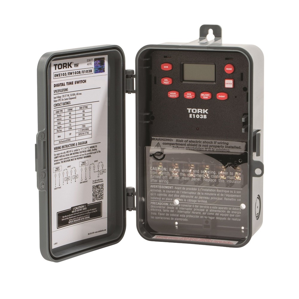 NSi Multipurpose Control 24 Hour Time Switch, 120 VAC Input Supply, 1 Channel…