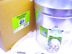 Durozone 6″ round HVAC motorized air control damper dampner 3 wire 24V AC RD-06