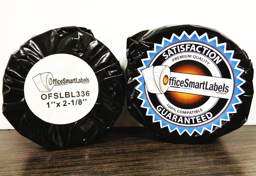 OfficeSmartLabels ~ 1″ x 2-1/8″ (30336) Labels ~ (2 Rolls x 500 Per Roll)