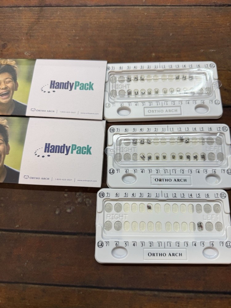 Ortho Arch LN2-902 Horizon Mini Roth .022 Brackets Partial Lot 3 Trays