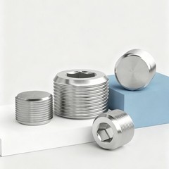 Metric Stainless Steel Internal Hex Male Blanking Plug M3 M4 M5 M6 M8 M10 To M33