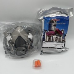 2 Pack HALF FACE RESPIRATOR MASK + MULTI GAS/VAPOR CARTRIDGE FILTER – Sz MEDIUM
