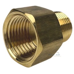 Brass Reducer Adapter 1/2″ Female X 3/8″ Male NPT Pipe Reducing Fitting