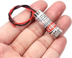 650nm 5mW Red Line Laser Diode Module – Adjustable Focus, 120° Fan Angle