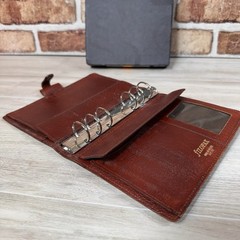 Vintage Filofax Winchester Organizer Real Calf Leather Brown Personal Size