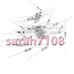 6*10mm fuse/tube 0.5/1/2/3/5/10/15A250V Slow/fast break double cap leads #YT