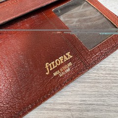 Vintage Filofax Winchester Organizer Real Calf Leather Brown Personal Size