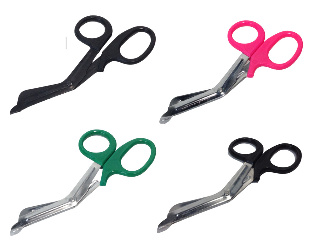 Ever Ready Bandage Shears 7.5″ Bent available in 9 different colors
