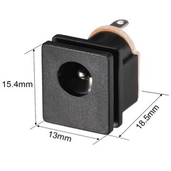 20PCS Power Jack Socket 3 Pin Female Panel Mount Connector 0.5A DC 30V DC-015
