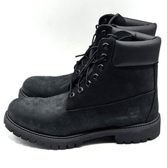 Timberland Men’s Premium 6-Inch Waterproof Leather Work Boot [Black Nubuck] NEW