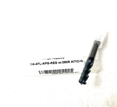 1/4″ 4FL Corner Radius End Mill .06R Solid Carbide AlTiCrN Carbide Plus CP-42343