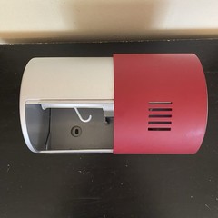 Cintas Toilet Paper Dispenser Commercial Replacement Wall Mounted Red Silver