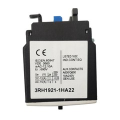 Auxiliary switch 3RH1921-1HA22 10A 2NO 2NC EN50012 4p fit for motor contactors