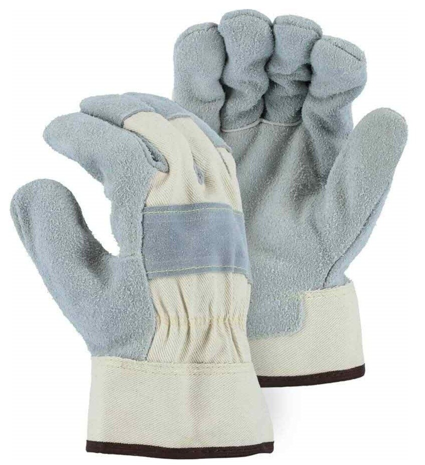 Pair of Large Leather Palm Premium Work Gloves 1800 Large Farmer Bob’s Parts
