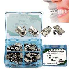 20Set Dental orthodontic Buccal Tube 1st Molar 6# Single Tube Monoblock MBT 022