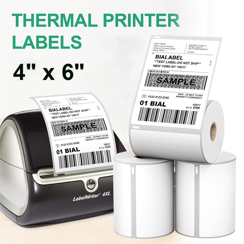 4″ x 6″ Compatible DYMO 4XL Direct Thermal Shipping Labels 1744907 – 220/Roll