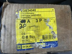 Square D EGB340420 3 Pole 20 Amp 480V Circuit Breaker