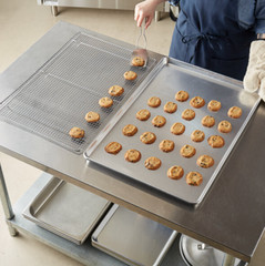 12 Case Aluminum Bun Sheet Pans Full Size Wire Rim Restaurant Baking 18″ x 26″