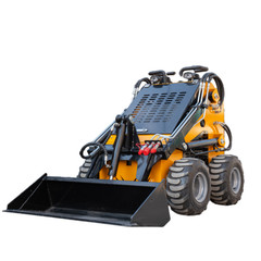 🔥2026 Mini Wheel Skid Steer Loader 23HP RATO Gasoline Engine Skid Steer Loader