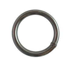 Stainless Steel 316 Round Ring Welded 3/8″ x 2 1/2″ (10mm x 65mm ID)