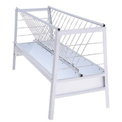 Cattle Hay Feeder 5 Feet Livestock Feeder Goat Feed Trough For Sheep Shed Horse