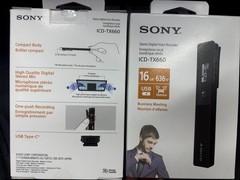 Sony ICDSony ICD-TX660 16GB Ultra-Slim Digital Voice Recorder – USB-C NE W