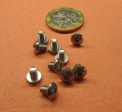 18-8 Stainless Hex Button Head Machine Screw 6-32 x 3/16″ Length, 300 pcs
