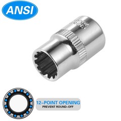 [10-Piece] 10mm Socket Set, 1/4-Inch & 3/8-Inch Drive Impact Socket, 6-Point…