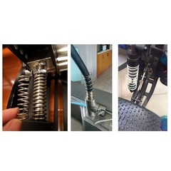 Compression Spring Wire Dia 2-4mm Pressure Small Stainless steel 305mm Length