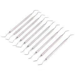 10 Style Dental Spoon Excavator Double Ended Instruments Stainless Steel Tooth