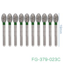 Dental Burs Diamond FG High Speed Round End Taper Ball Football Cylinder Coarse