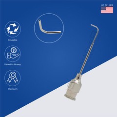 Lachrymal Cannula, Curved, Beveled, 23 ga