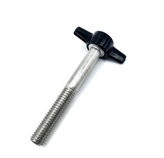 3/8″ Thumb Screw T Bolts Black Butterfly Tee Wing Clamping Grip Knob Stainless