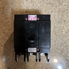 Eaton GHB3050 50A 3-Pole Circuit Breaker – Black