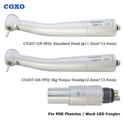 COXO Dental Fiber Optic High Speed Air Turbine Handpiece KAVO NSK LED Coupling