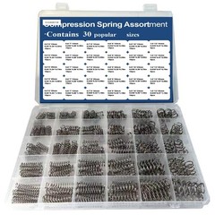 Compression Springs Assortment Kit 30Different Sizes Mini Spring Silver