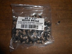 NEW #8X 1/2″ Wood Beige HEX HEAD Ruspert Coating Screws 100 Count #511211131