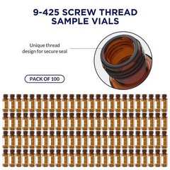 1000PCS 2ml Amber/Clear Sample Vials+Caps Screw Thread Top HPLC GC Glass Bottle