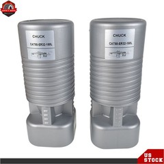 2 CHUCKS CAT50-ER32 COLLET CHUCK 6″ Gage Length Tool Holder Set 150mm For CNC